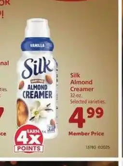 Safeway Silk Almond Creamer offer