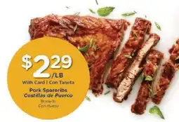 Kroger Pork Spareribs offer