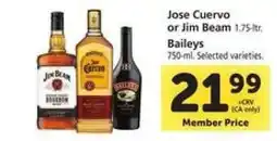 Safeway Jose Cuervo or Jim Beam offer