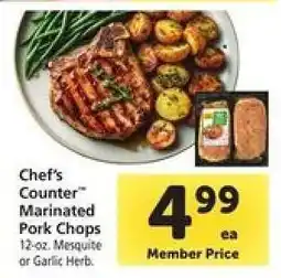 Safeway Chef's Counter Marinated Pork Chops offer