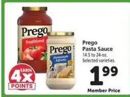 Safeway Prego Pasta Sauce offer