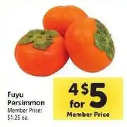 Safeway Fuyu Persimmon offer