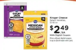 Kroger Kroger Cheese offer