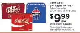 Kroger Coca-Cola, Dr Pepper or Pepsi offer