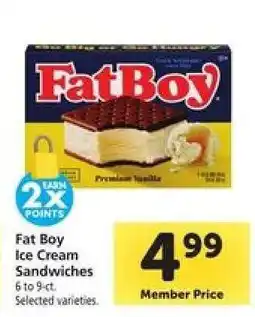 Safeway Fat Boy Ice Cream Sandwiches offer