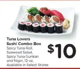 Kroger Tuna Lovers Sushi Combo Box offer