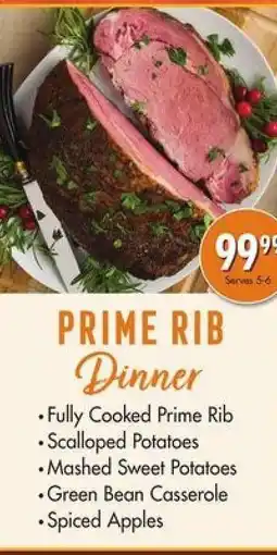 Safeway Prime Rib Dinner offer