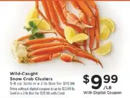 Kroger Wild-Caught Snow Crab Clusters offer