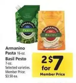 Safeway Armanino Pasta offer