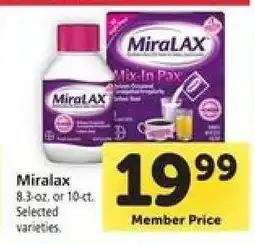 Safeway MiraLAX offer