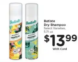 Kroger Batiste Dry Shampoo offer
