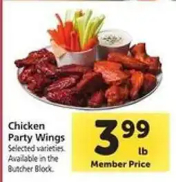 Safeway Chicken Party Wings offer