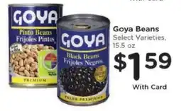 Kroger Goya Beans offer