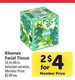 Safeway Kleenex Facial Tissue offer