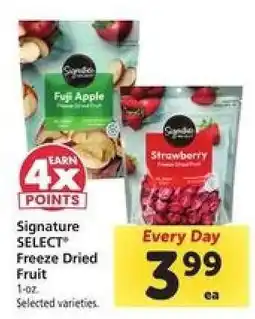 Safeway Signature SELECT Freeze Dried Fruit offer
