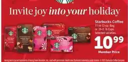 Safeway Starbucks Coffee offer
