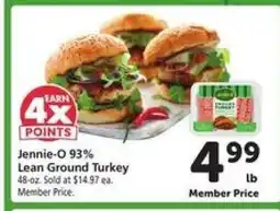 Safeway Jennie-O 93% Lean Ground Turkey offer