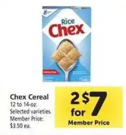 Safeway Chex Cereal offer