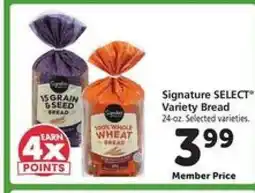 Safeway Signature SELECT Variety Bread offer