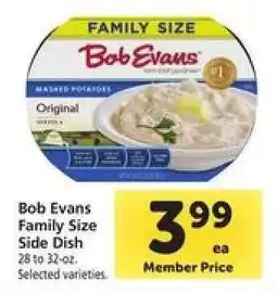 Safeway Bob Evans Family Size Side Dish offer