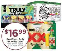 Kroger Dos Equis, Truly or White Claw offer