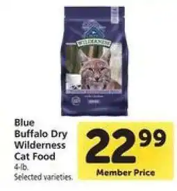 Safeway Blue Buffalo Dry Wilderness Cat Food offer