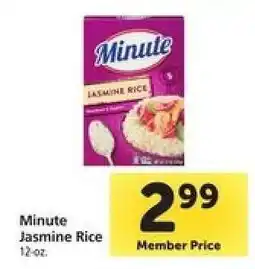 Safeway Minute Jasmine Rice offer