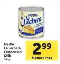 Safeway Nestlé La Lechera Condensed Milk offer