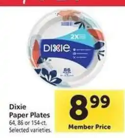 Safeway Dixie Paper Plates offer
