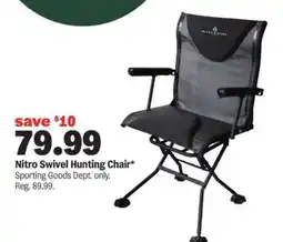 Meijer Nitro Swivel Hunting Chair offer