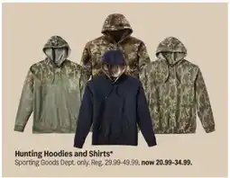 Meijer Hunting Hoodies and Shirts offer