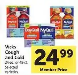 Safeway Vicks Cough and Cold offer