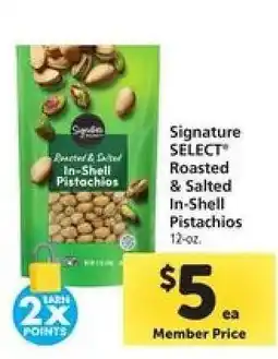 Safeway Signature SELECT Roasted & Salted In-Shell Pistachios offer