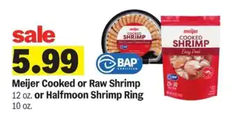 Meijer Meijer Cooked or Raw Shrimp offer