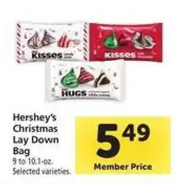 Safeway Hershey's Christmas Lay Down Bag offer