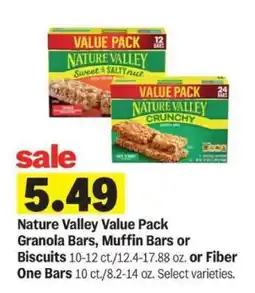 Meijer Nature Valley Value Pack offer