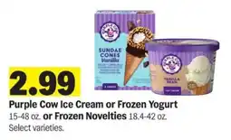 Meijer Purple Cow Ice Cream or Frozen Yogurt offer