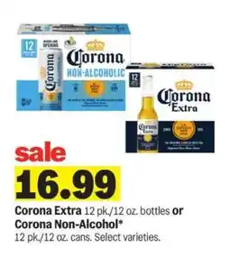 Meijer Corona Extra or Corona Non-Alcohol offer
