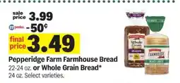 Meijer Pepperidge Farm Farmhouse Bread or Whole Grain Bread offer