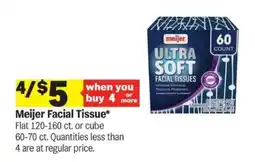 Meijer Meijer Facial Tissue offer