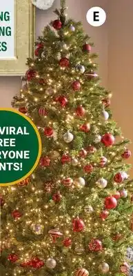 Ace Hardware 7.5' Prelit Sparkle Color-Changing LED Emerald Pine Tree offer