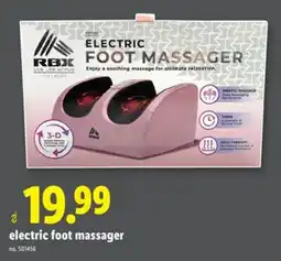 Lidl electric foot massager offer
