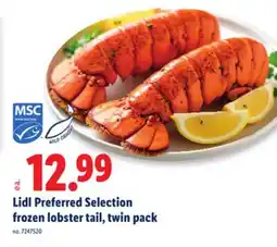 Lidl Lidl Preferred Selection frozen lobster tail, twin pack offer