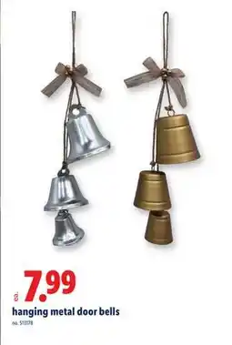 Lidl hanging metal door bells offer