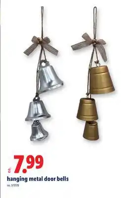 Lidl hanging metal door bells offer