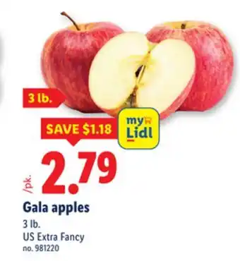 Lidl Gala apples offer