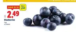 Lidl blueberries offer