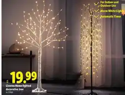 Lidl Livarno Home lighted decorative tree offer