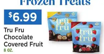 Heinen's Tru Fru Chocolate Covered Fruit offer
