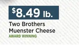Heinen's Two Brothers Muenster Cheese offer